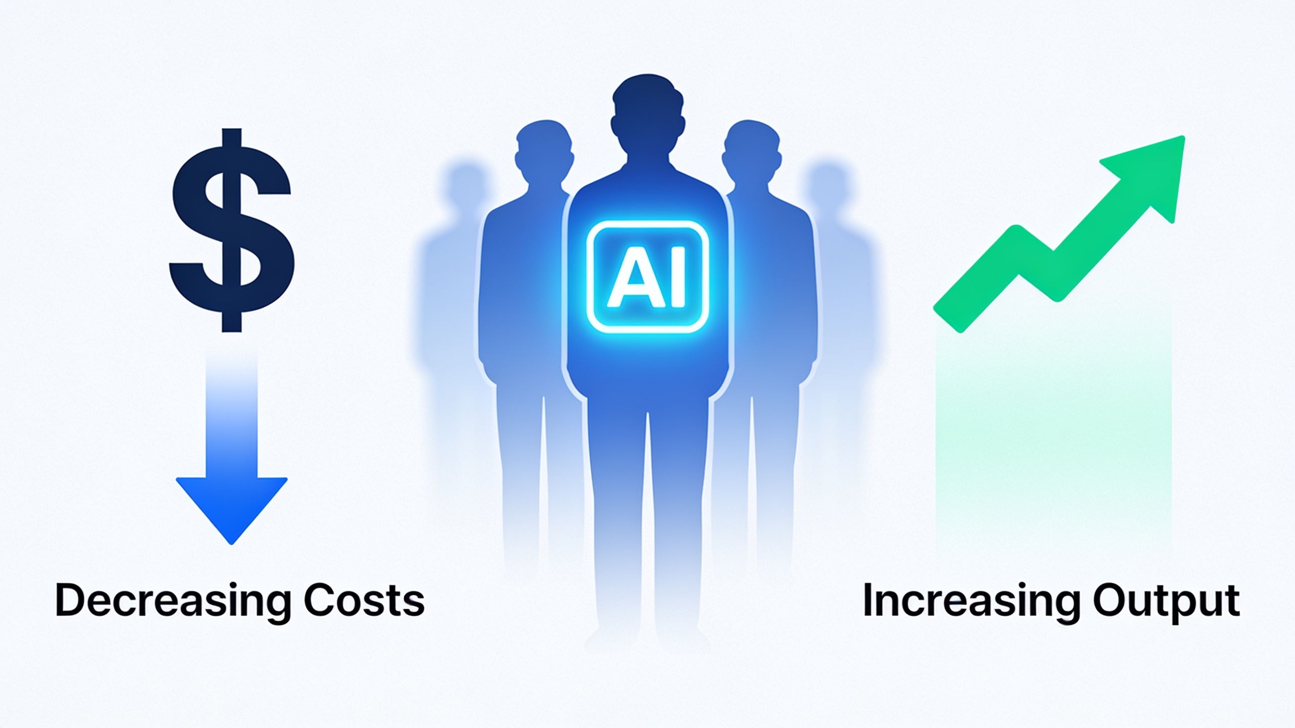 Cost reduction and output increase comparison between traditional SEO teams and AI platforms