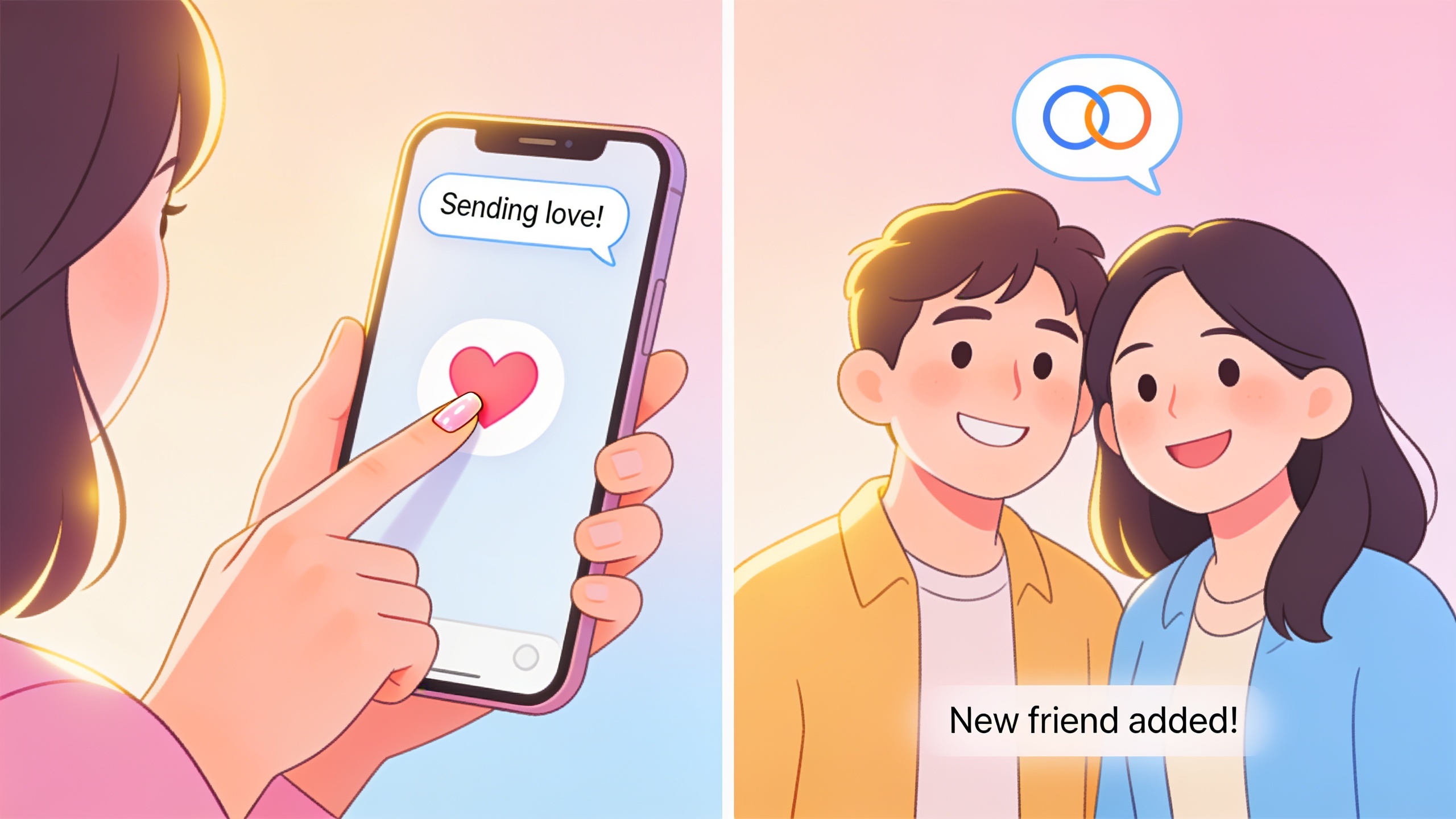 Bumble's dual features: women-first messaging for dating and BFF mode for making friends